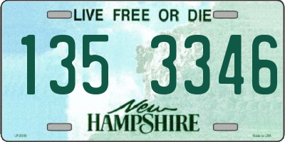 NH license plate 1353346