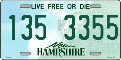 NH license plate 1353355