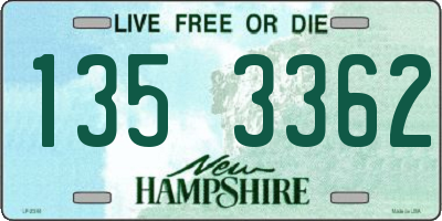 NH license plate 1353362