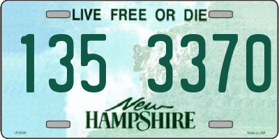 NH license plate 1353370
