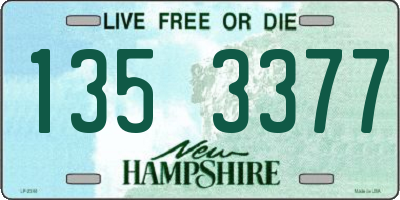 NH license plate 1353377