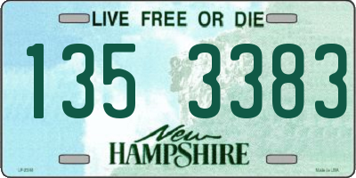 NH license plate 1353383