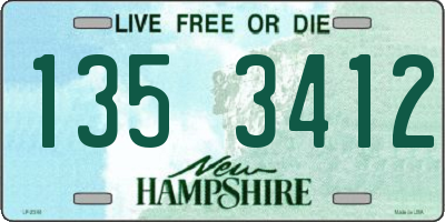 NH license plate 1353412