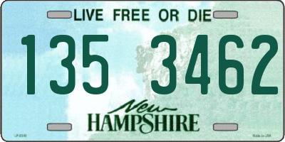 NH license plate 1353462