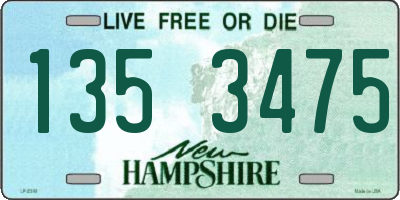 NH license plate 1353475