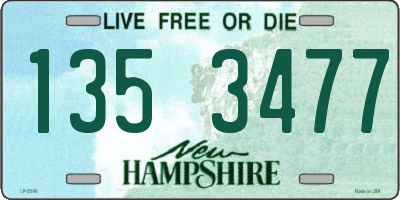 NH license plate 1353477