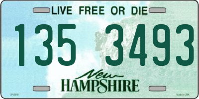 NH license plate 1353493