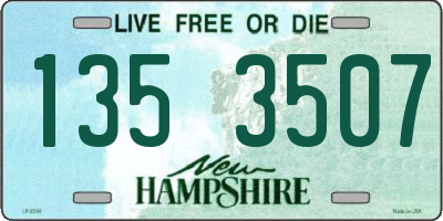 NH license plate 1353507