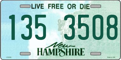 NH license plate 1353508