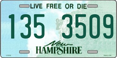 NH license plate 1353509