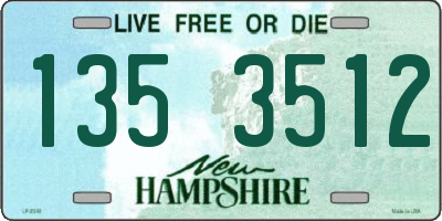 NH license plate 1353512