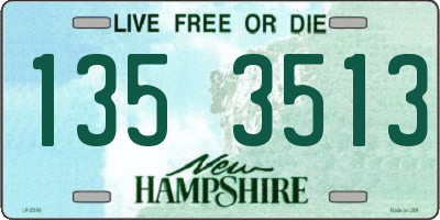NH license plate 1353513