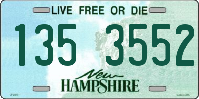 NH license plate 1353552