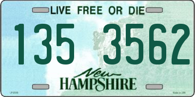 NH license plate 1353562