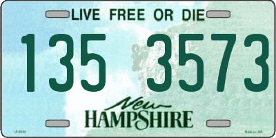 NH license plate 1353573