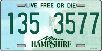 NH license plate 1353577