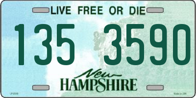 NH license plate 1353590