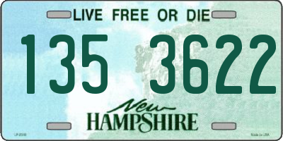 NH license plate 1353622