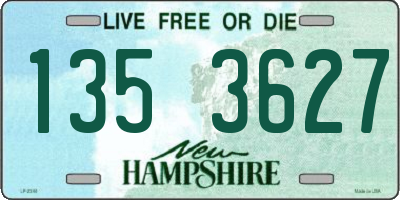 NH license plate 1353627