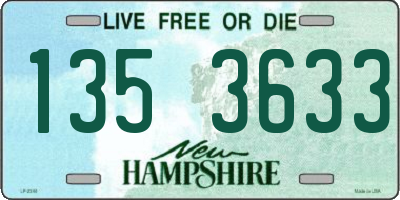 NH license plate 1353633