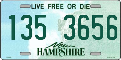 NH license plate 1353656