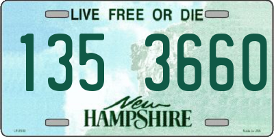 NH license plate 1353660