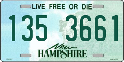 NH license plate 1353661