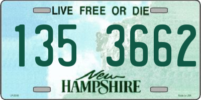 NH license plate 1353662