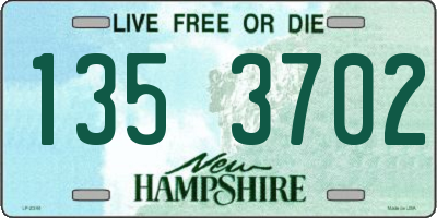 NH license plate 1353702