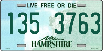 NH license plate 1353763