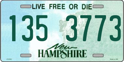 NH license plate 1353773