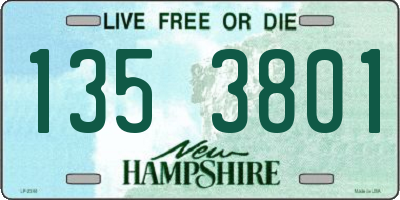 NH license plate 1353801