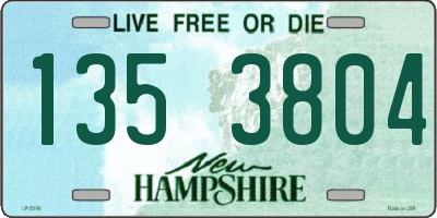 NH license plate 1353804