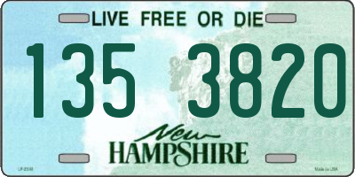 NH license plate 1353820
