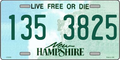NH license plate 1353825