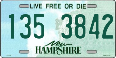 NH license plate 1353842