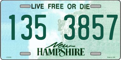 NH license plate 1353857