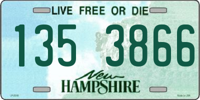 NH license plate 1353866