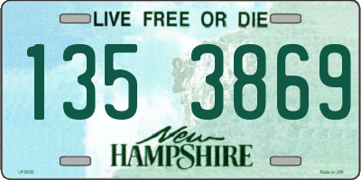 NH license plate 1353869