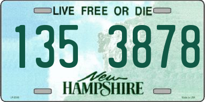 NH license plate 1353878