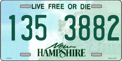 NH license plate 1353882
