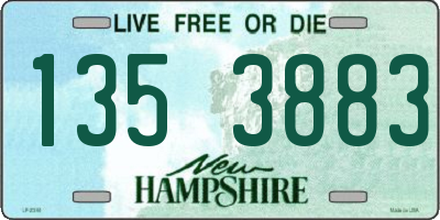 NH license plate 1353883