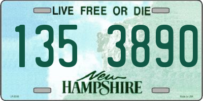 NH license plate 1353890