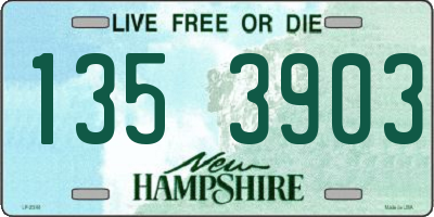 NH license plate 1353903