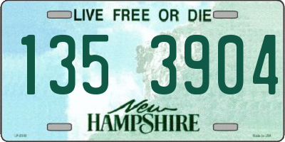 NH license plate 1353904