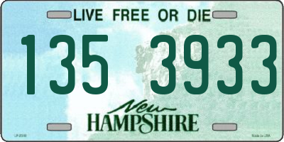 NH license plate 1353933