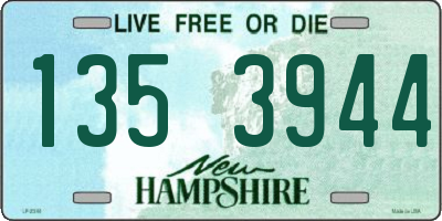NH license plate 1353944