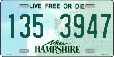 NH license plate 1353947