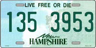 NH license plate 1353953