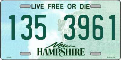 NH license plate 1353961